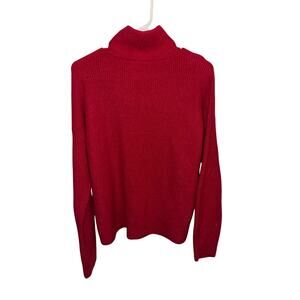 Abercrombie & Fitch Hot Pink Turtle Neck Long Sleeve Sweater - Size Medium